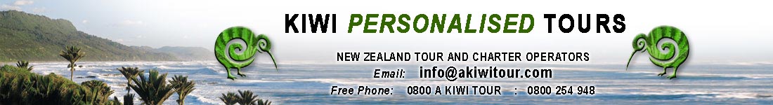Kiwi Personalised Tours New Zealand tour and charter operators